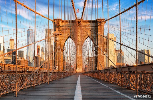 Image de Brooklyn Bridge New York City nobody